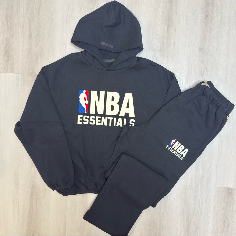 NBA Essentials Black Hoodie and Joggers Set